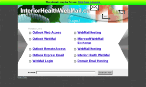 Interiorhealthwebmail.ca thumbnail