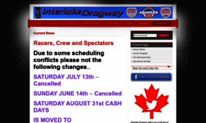 Interlakedragway.org thumbnail