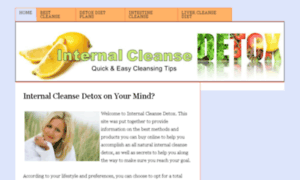 Internalcleansedetox.com thumbnail