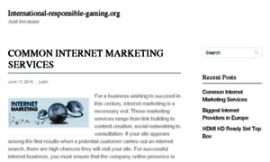 International-responsible-gaming.org thumbnail