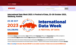 Internationaldataweek.org thumbnail
