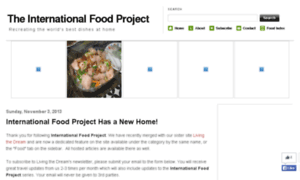 Internationalfoodproject.com thumbnail