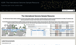 Internationalgenome.org thumbnail