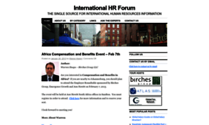 Internationalhrforum.com thumbnail
