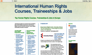 Internationalhumanrightscourses.blogspot.com thumbnail
