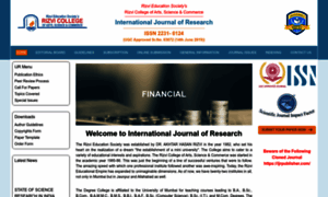 Internationaljournalofresearch.co.in thumbnail