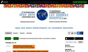 Internationalopendataconfer2015.sched.org thumbnail