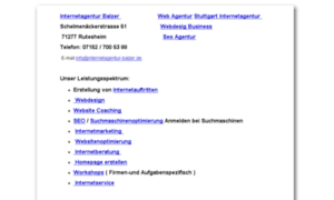 Internetagentur-balzer.info thumbnail