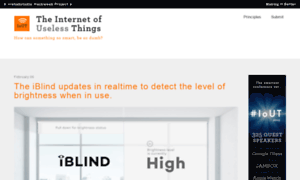 Internetofuselessthings.io thumbnail