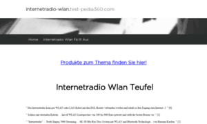 Internetradio-wlan.test-pedia360.com thumbnail