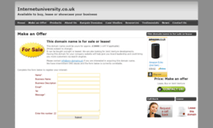 Internetuniversity.co.uk thumbnail