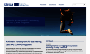 Interreg-central.de thumbnail