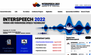 Interspeech2022.org thumbnail