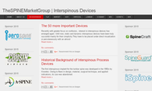 Interspinous.thespinemarketgroup.com thumbnail