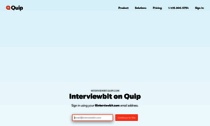 Interviewbit.quip.com thumbnail