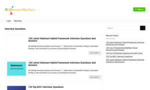 Interviewquestionstutorials.com thumbnail