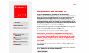 Interzum-award.de thumbnail