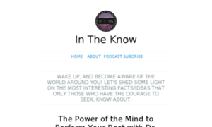 Intheknowpod.com thumbnail