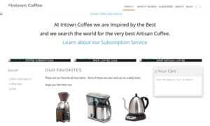 Intowncoffee.storestartup.com thumbnail