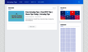 Intradaybtst.blogspot.com thumbnail