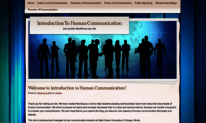 Introductiontohumancommunication.wordpress.com thumbnail