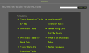 Inversion-table-reviews.com thumbnail