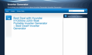 Inverter-generator.wellcomeco.com thumbnail
