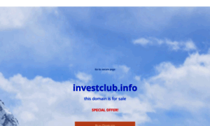 Investclub.info thumbnail