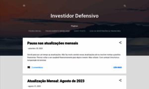 Investidordefensivo.blogspot.com thumbnail