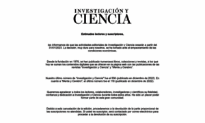 Investigacionyciencia.es thumbnail