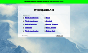 Investigators.net thumbnail