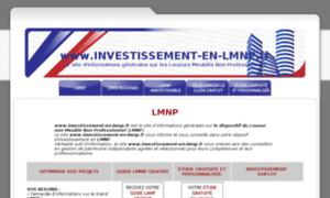Investissement-en-lmnp.fr thumbnail