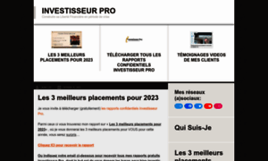 Investisseurpro.com thumbnail