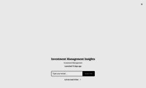 Investmentmanagementinsights.substack.com thumbnail