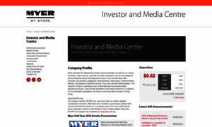 Investor.myer.com.au thumbnail