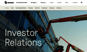 Investor.oshkoshcorporation.com thumbnail