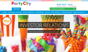 Investor.partycity.com thumbnail