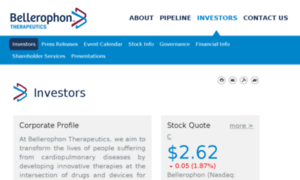 Investors.bellerophon.com thumbnail