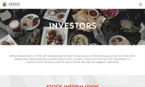 Investors.brinker.com thumbnail