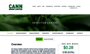 Investors.canngrouplimited.com thumbnail