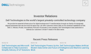 Investors.delltechnologies.com thumbnail