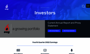 Investors.eogresources.com thumbnail