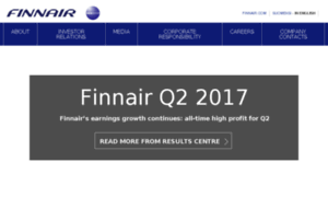 Investors.finnair.com thumbnail