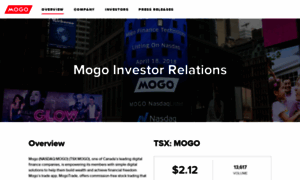Investors.mogo.ca thumbnail