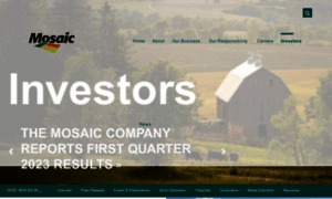 Investors.mosaicco.com thumbnail