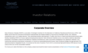 Investors.nano-di.com thumbnail