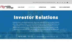 Investors.nobleenergyinc.com thumbnail