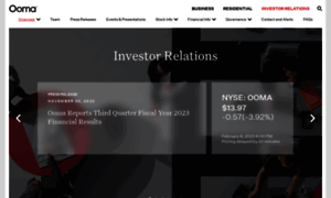 Investors.ooma.com thumbnail
