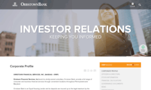 Investors.orrstown.com thumbnail