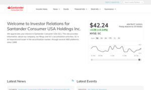 Investors.santanderconsumerusa.com thumbnail